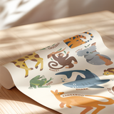 English - Animals Poster
