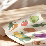 English - Vegetables A2 Poster